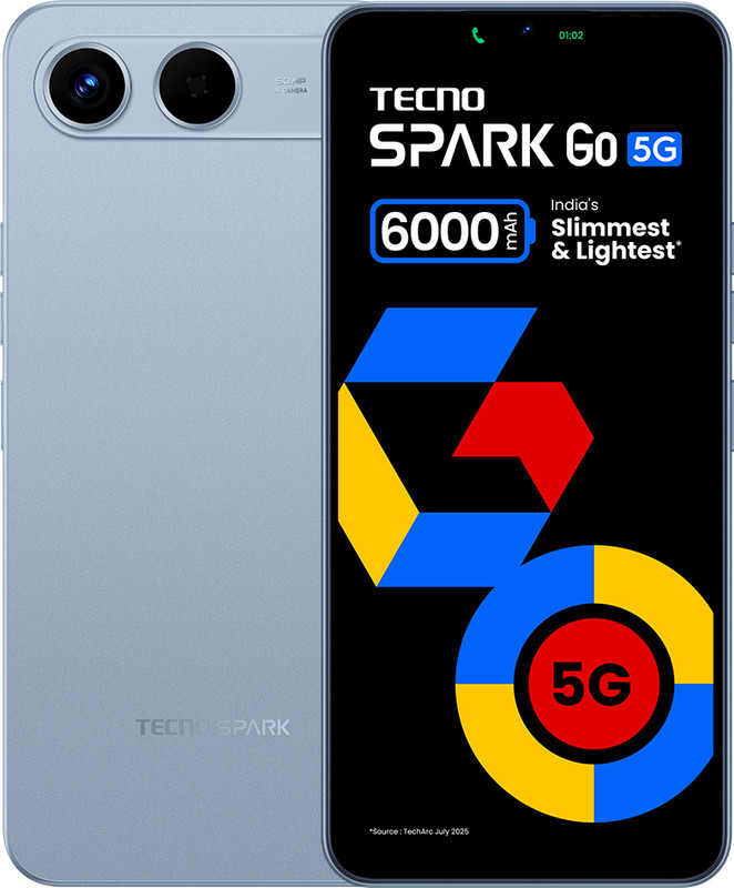 Tecno Spark Go 5G (Sky Blue, 128 GB)(4 GB RAM)