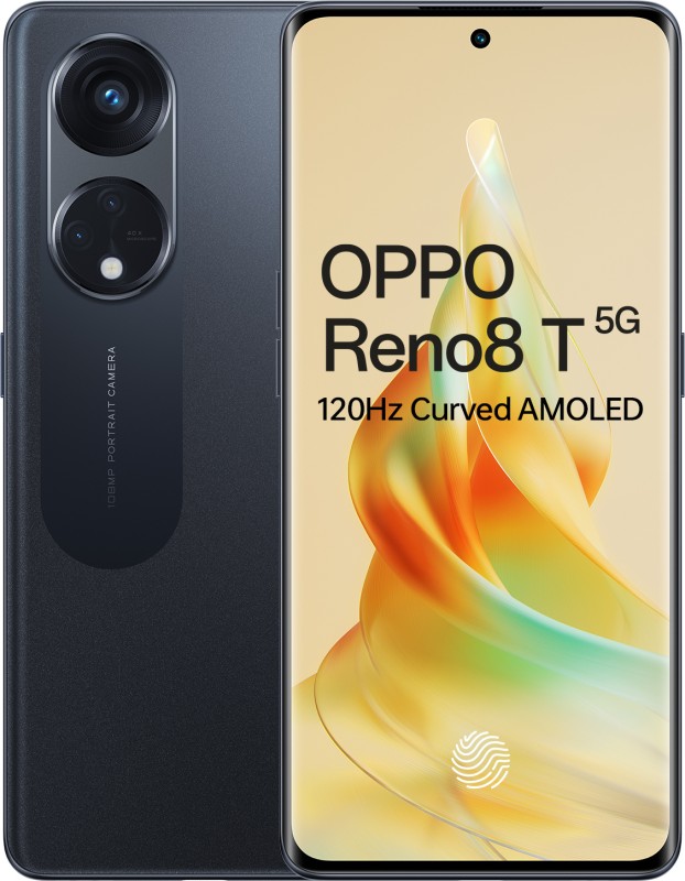 OPPO Reno8T 5G (Midnight Black, 128 GB)(8 GB RAM)