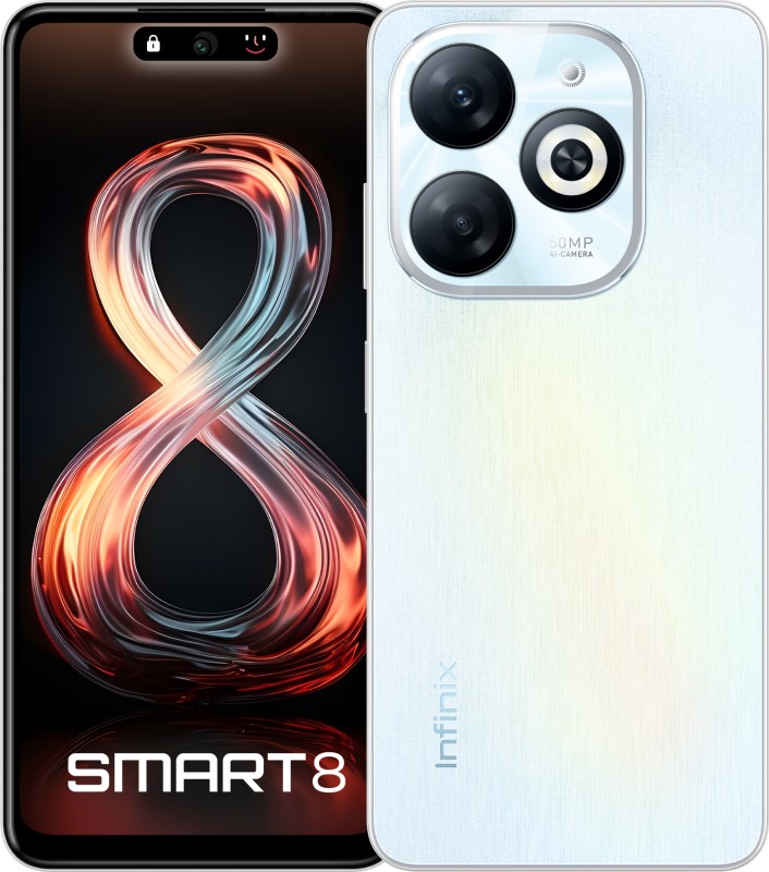 Infinix SMART 8 (Galaxy White, 128 GB)(8 GB RAM)