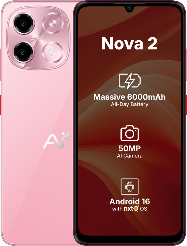 Ai+ Nova 2 5G (Pink, 64 GB)(4 GB RAM)