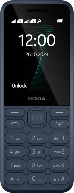 Nokia 130 Music Dual Sim, Music Player, Wireless FM Radio and Dedicated Buttons(Dark Blue)