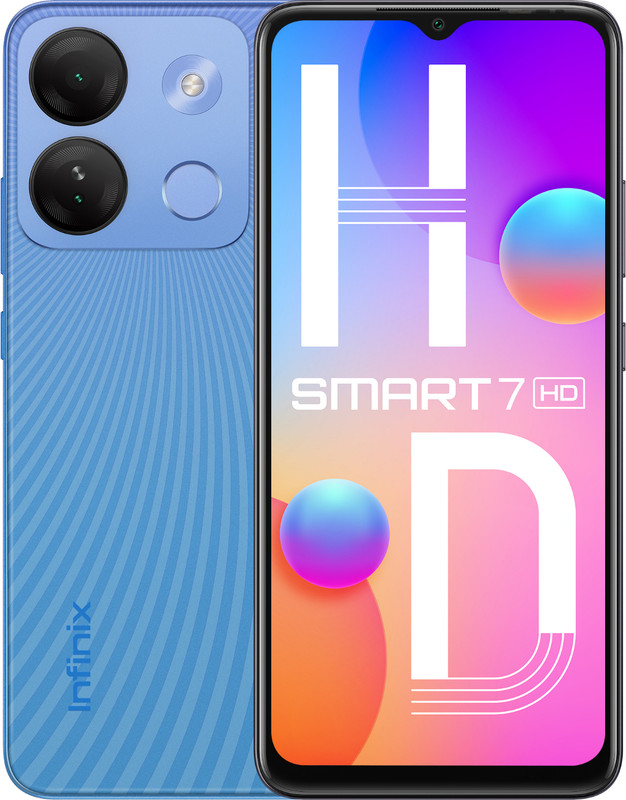 Infinix Smart 7 HD (Silk Blue, 64 GB)(2 GB RAM)