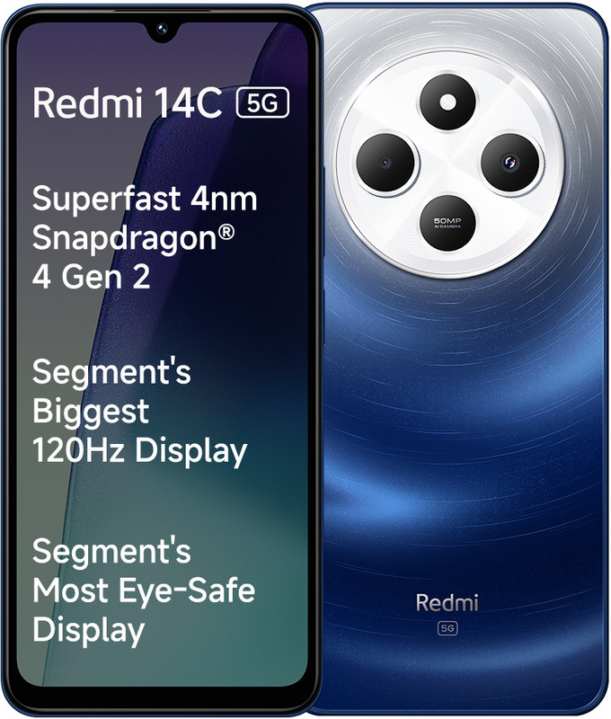 REDMI 14C 5G (Starlight Blue, 64 GB)(4 GB RAM)