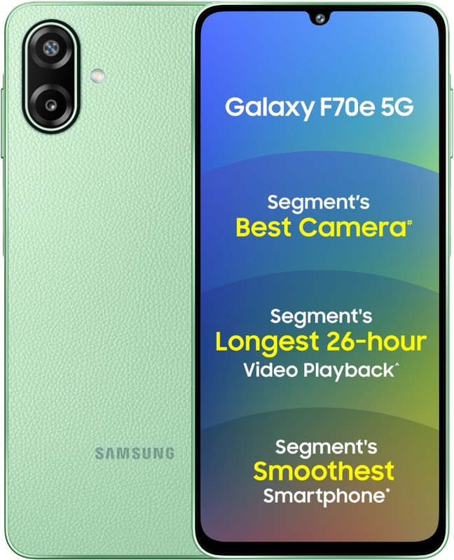 Samsung Galaxy F70e 5G (Limelight Green, 128 GB)(4 GB RAM)