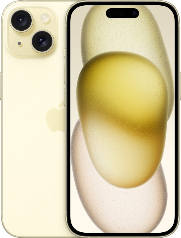 Apple iPhone 15 (Yellow, 128 GB)