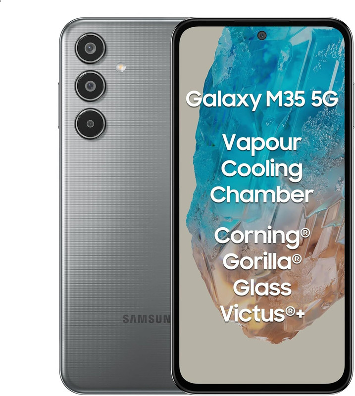 Samsung Galaxy M35 5G (Thunder Grey, 128 GB)(6 GB RAM)