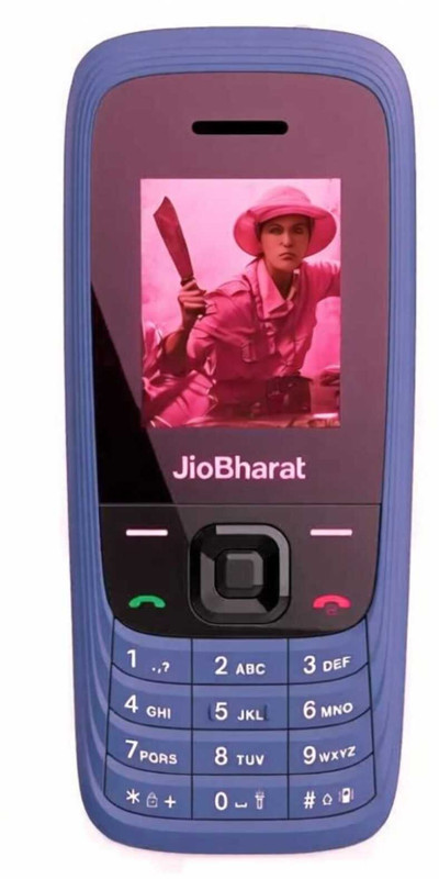 Jio V4 BLUE(Blue)