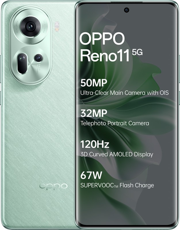 OPPO Reno 11 5G (Wave Green, 128 GB)(8 GB RAM)