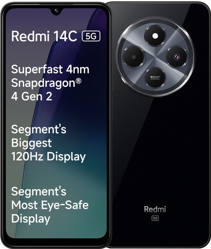 REDMI 14C 5G (Stargaze Black, 64 GB)(4 GB RAM)