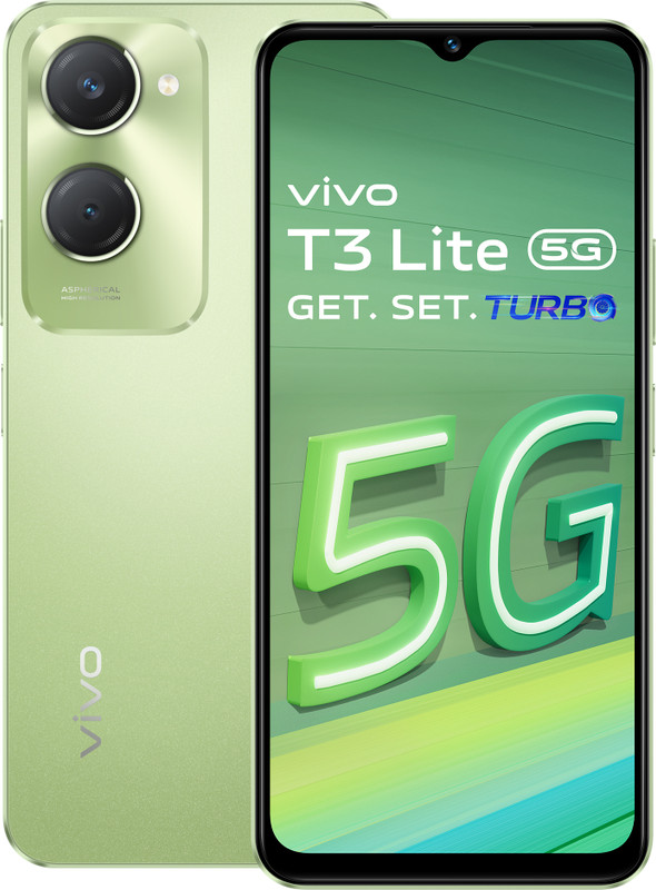 vivo T3 Lite 5G (Vibrant Green, 128 GB)(4 GB RAM)