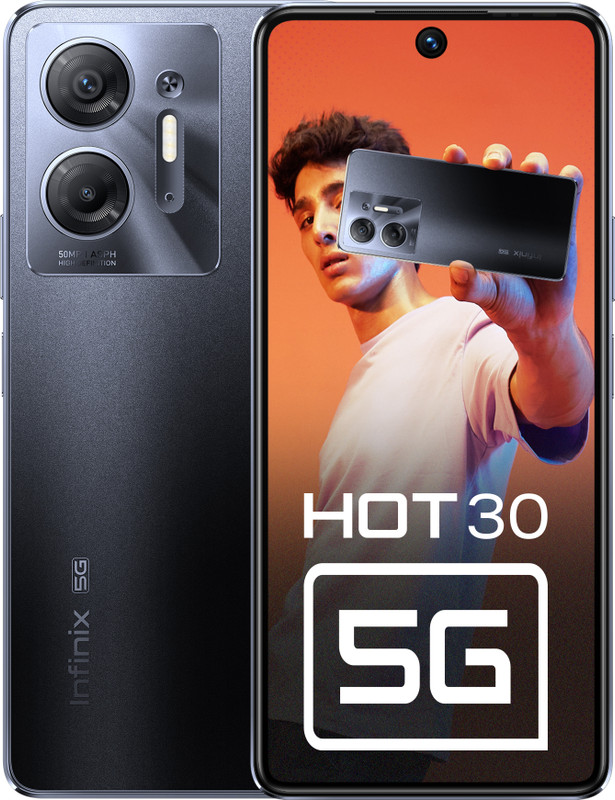 Infinix HOT 30 5G (Knight Black, 128 GB)(4 GB RAM)