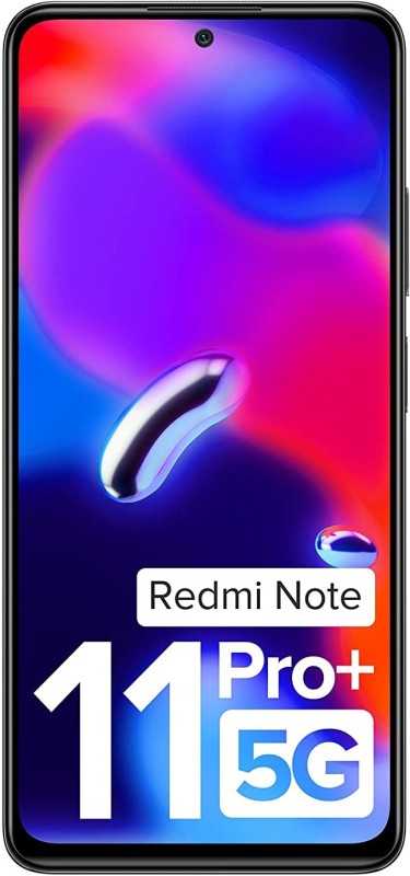 redmi note 11 pro plus 5g (stealth black, 128 gb)(6 gb ram)
