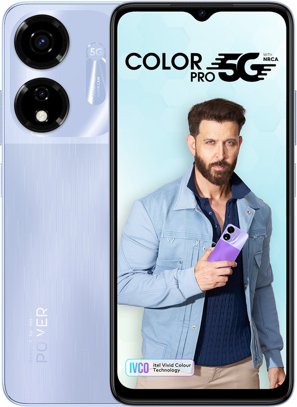 itel Color Pro 5G (Lavender Fantasy, 128 GB)(4 GB RAM)