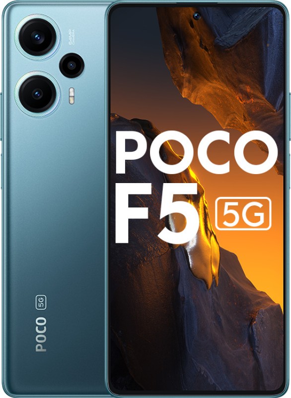 POCO F5 5G (Electric Blue, 256 GB)(12 GB RAM)