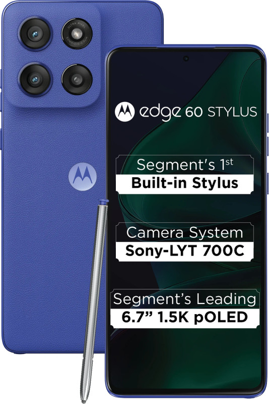 MOTOROLA Edge 60 Stylus (PANTONE Surf the Web, 256 GB)(8 GB RAM)