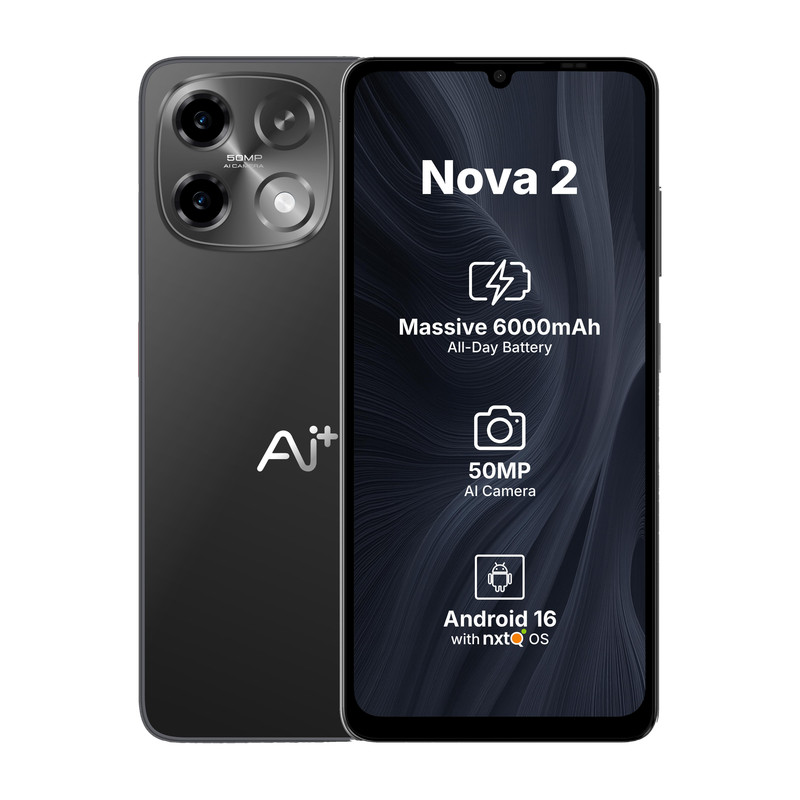 Ai+ Nova 2 5G (Black, 128 GB)(6 GB RAM)