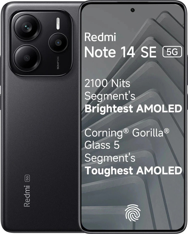 REDMI Note 14 SE 5G (Titan Black, 128 GB)(6 GB RAM)