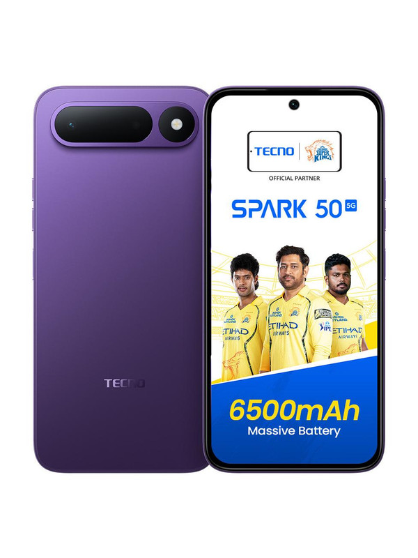 Tecno Spark 50 5G (Fantasy Purple, 128 GB)(4 GB RAM)