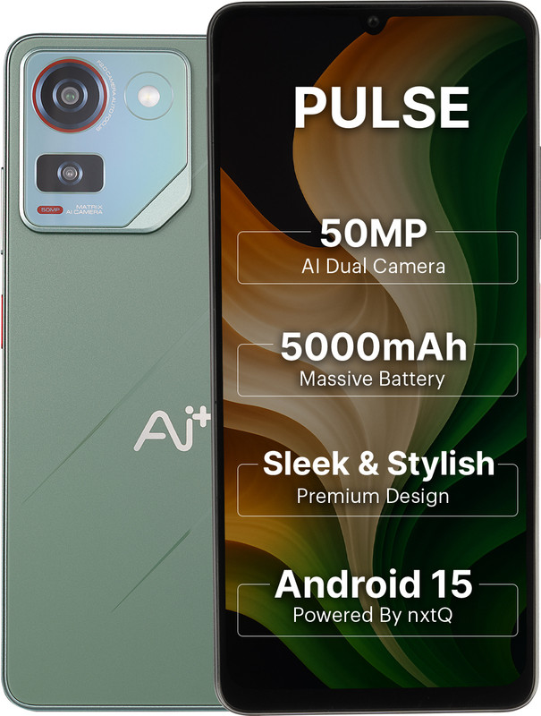 Ai+ Pulse 1 (Green, 64 GB)(4 GB RAM)