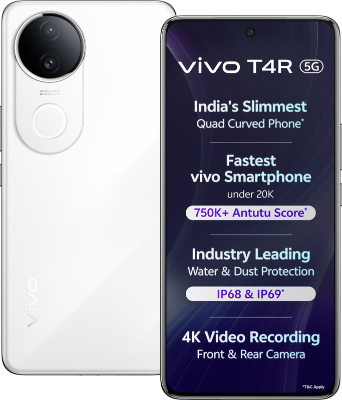 vivo T4R 5G (Arctic White, 256 GB)(8 GB RAM)