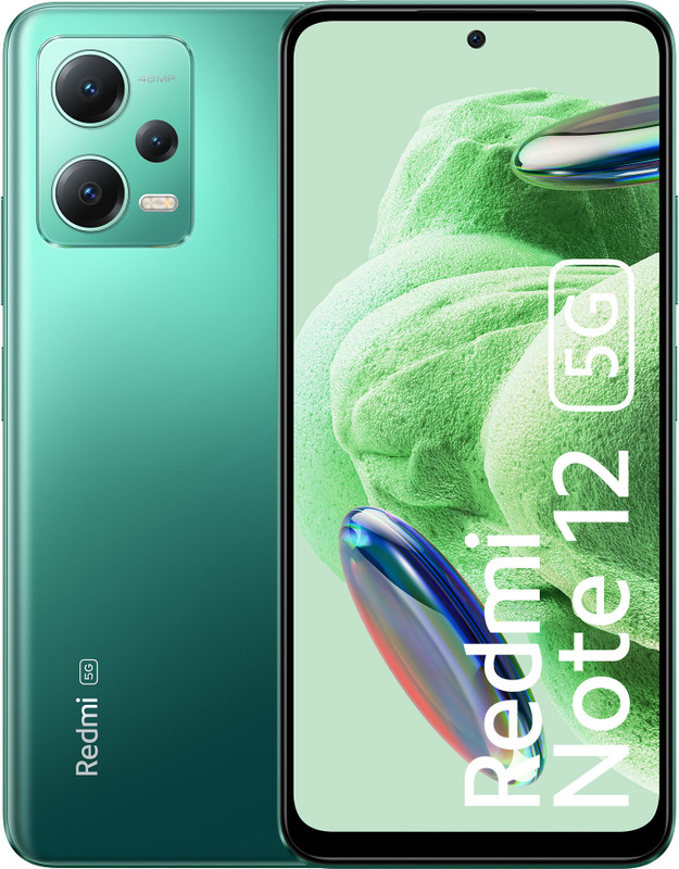REDMI Note 12 5G (Frosted Green, 256 GB)(8 GB RAM)