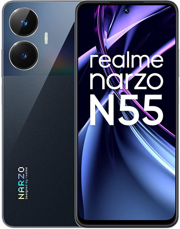 realme Narzo N55 (Prime Black, 128 GB)(6 GB RAM)