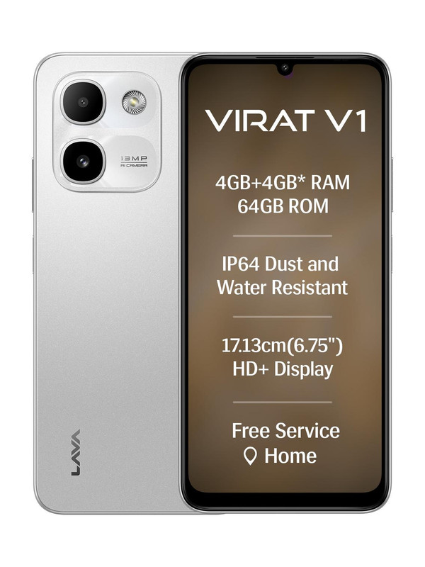 LAVA Virat V1 (Himalayan Silver, 64 GB)(4 GB RAM)