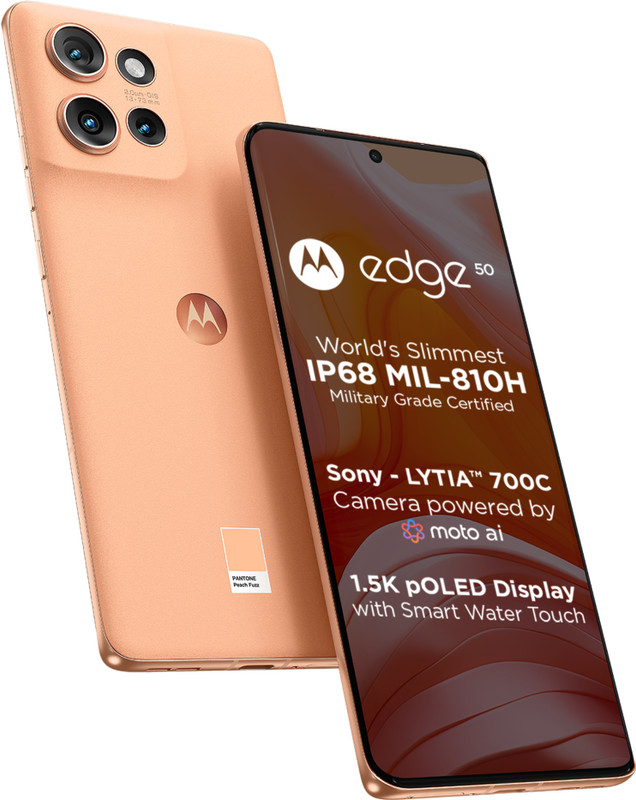 MOTOROLA Edge 50 (Peach Fuzz, 256 GB)(8 GB RAM)