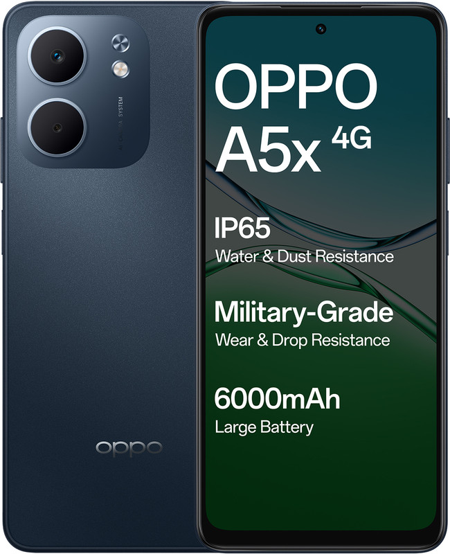 OPPO A5x (Midnight Blue, 64 GB)(4 GB RAM)