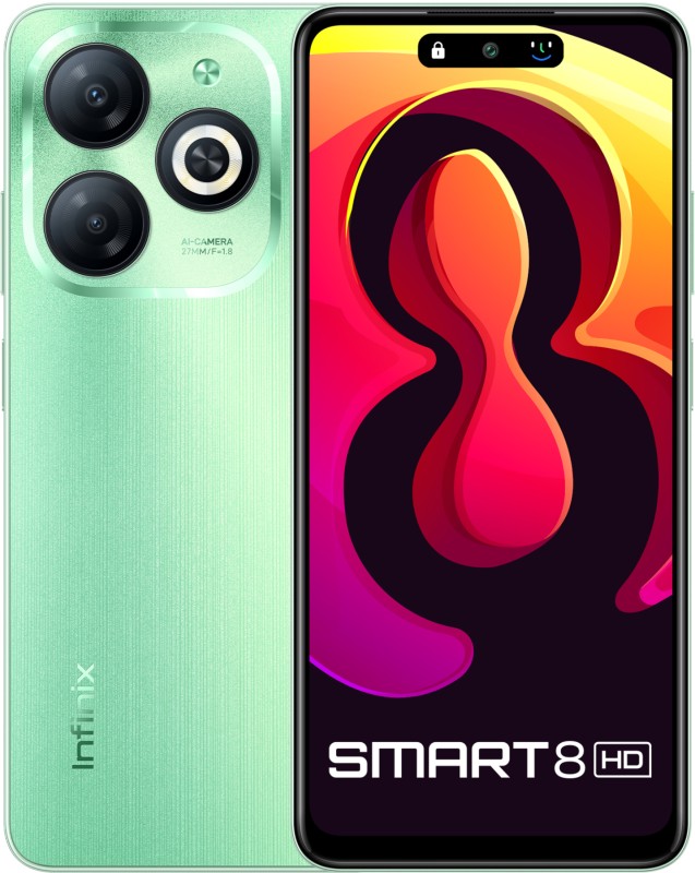 Infinix SMART 8 HD (Crystal Green, 64 GB)(3 GB RAM)
