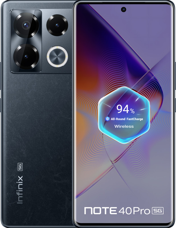 Infinix Note 40 Pro 5G (Obsidian Black, 256 GB)(8 GB RAM)