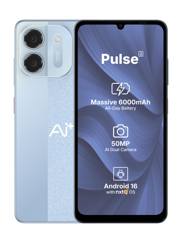 Ai+ Pulse 2 (Blue, 64 GB)(4 GB RAM)