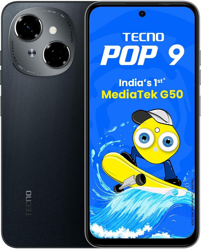 Tecno POP 9 (Startrail Black, 64 GB)(3 GB RAM)