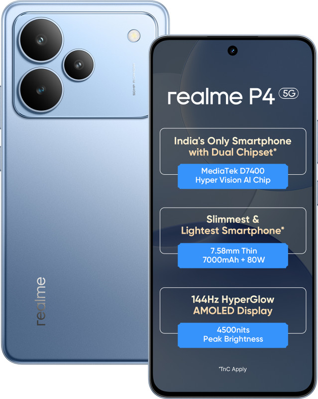 realme P4 5G (Engine Blue, 128 GB)(8 GB RAM)