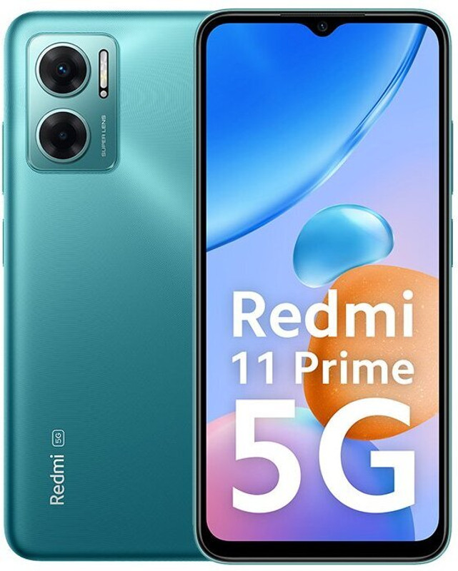 REDMI 11 Prime 5G (Meadow Green, 64 GB)(4 GB RAM)