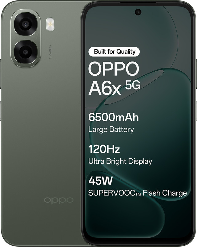 OPPO A6x 5G (Olive Green, 128 GB)(4 GB RAM)