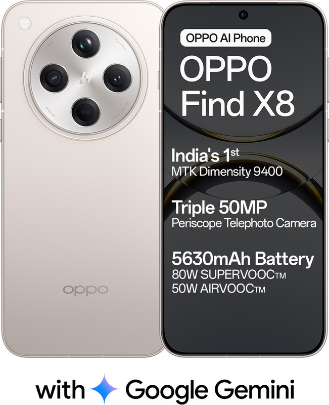OPPO Find X8 5G (Star Grey, 256 GB)(12 GB RAM)