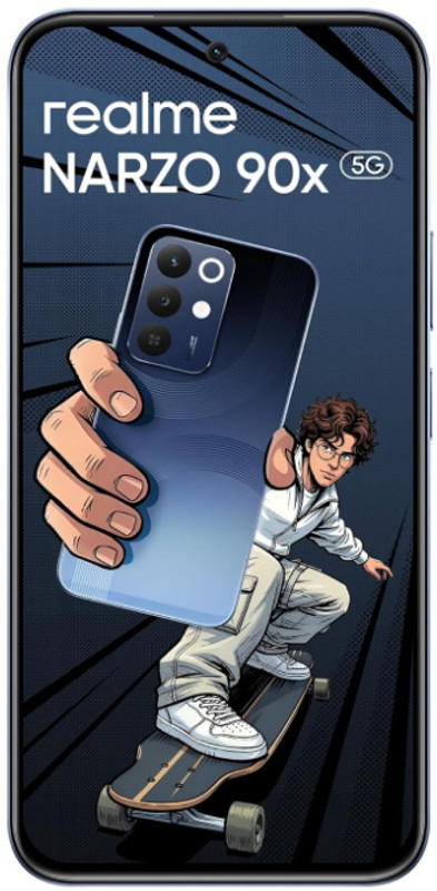 realme Narzo 90x 5G (Marine Blue, 128 GB)(6 GB RAM)
