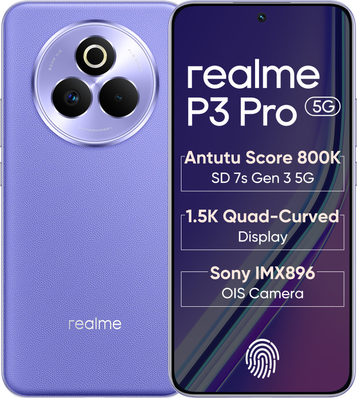 realme P3 Pro 5G (Galaxy Purple, 256 GB)(8 GB RAM)