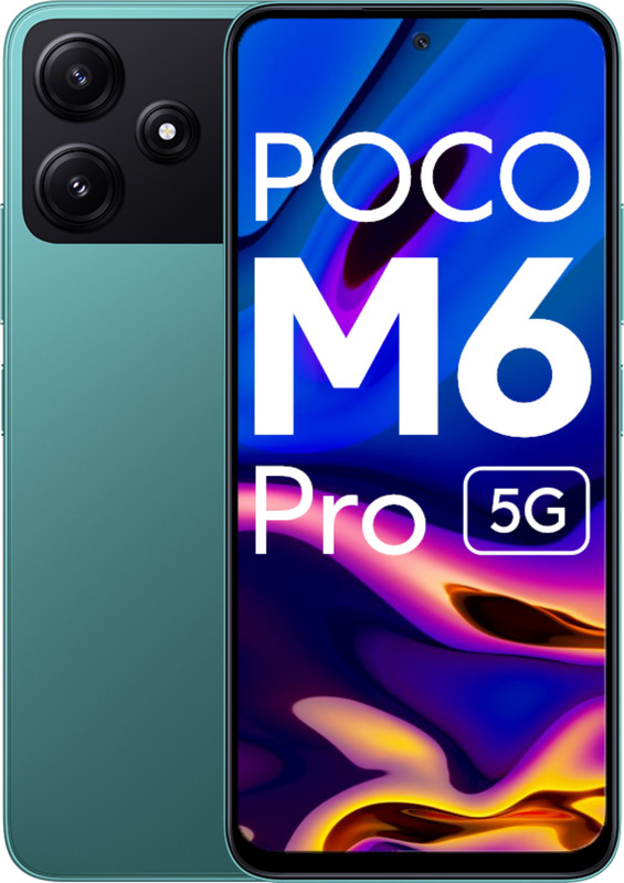 POCO M6 Pro 5G (Forest Green, 128 GB)(6 GB RAM)