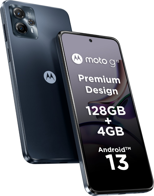 MOTOROLA g13 (Matte Charcoal, 128 GB)(4 GB RAM)