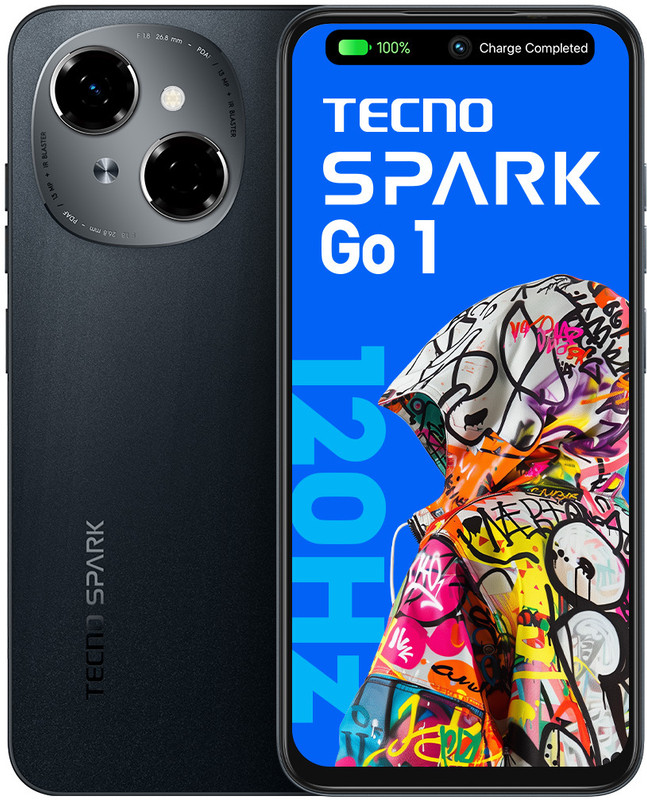 Tecno Spark Go 1 (Startrail Black, 64 GB)(3 GB RAM)