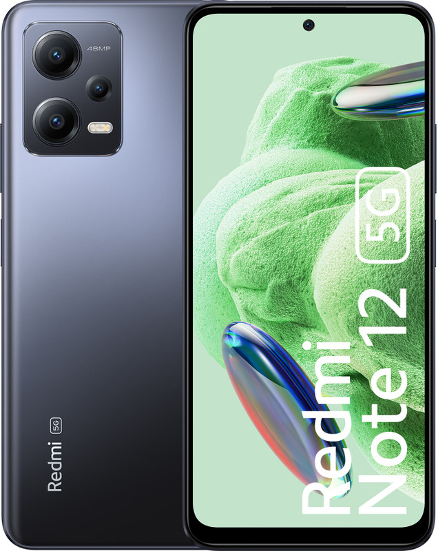 REDMI Note 12 5G (Matte Black, 256 GB)(8 GB RAM)