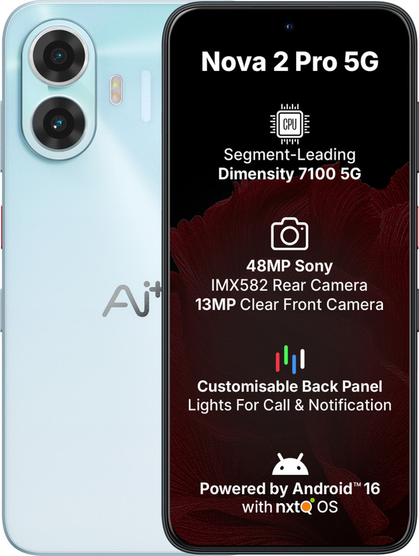 Ai+ Nova 2 Pro 5G (Blue, 128 GB)(6 GB RAM)