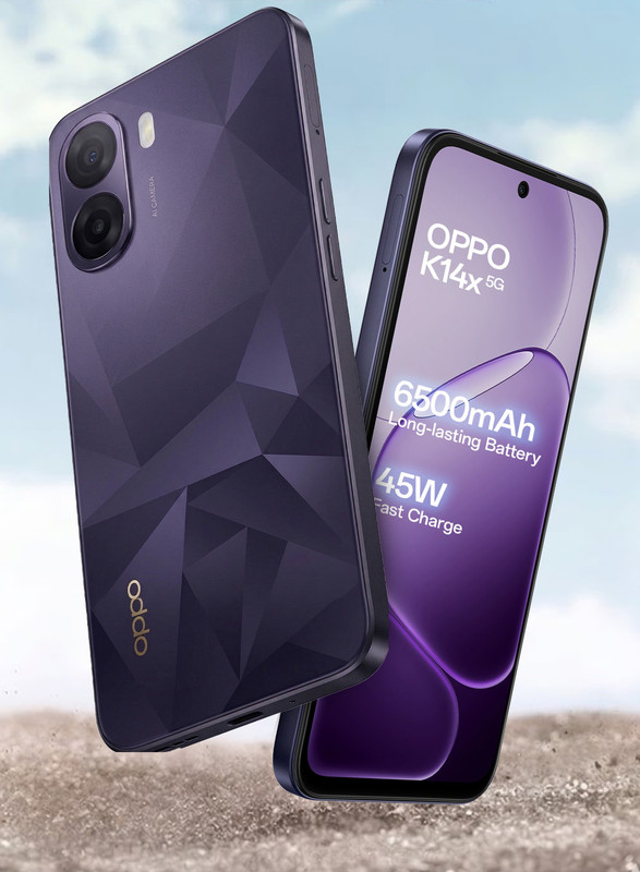 OPPO K14x 5G (Prism Violet, 128 GB)(6 GB RAM) - 5% off at DetectaDeal