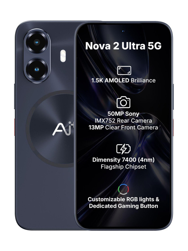 Ai+ Nova 2 Ultra 5G (Black, 128 GB)(6 GB RAM)