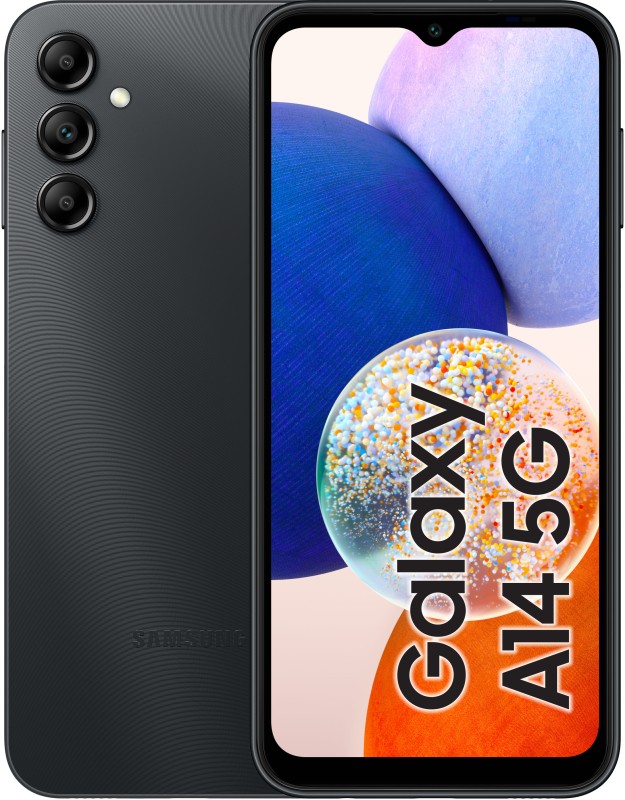 SAMSUNG Galaxy A14 5G (Black, 64 GB)  (4 GB RAM)