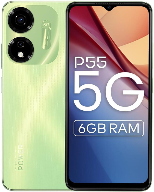 itel P 55 5G (Mint Green, 128 GB)(6 GB RAM)