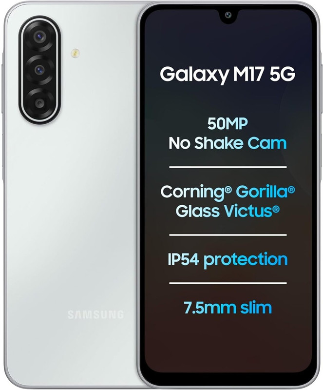 Samsung Galaxy M17 5G (Moonlight Silver, 128 GB)(4 GB RAM)