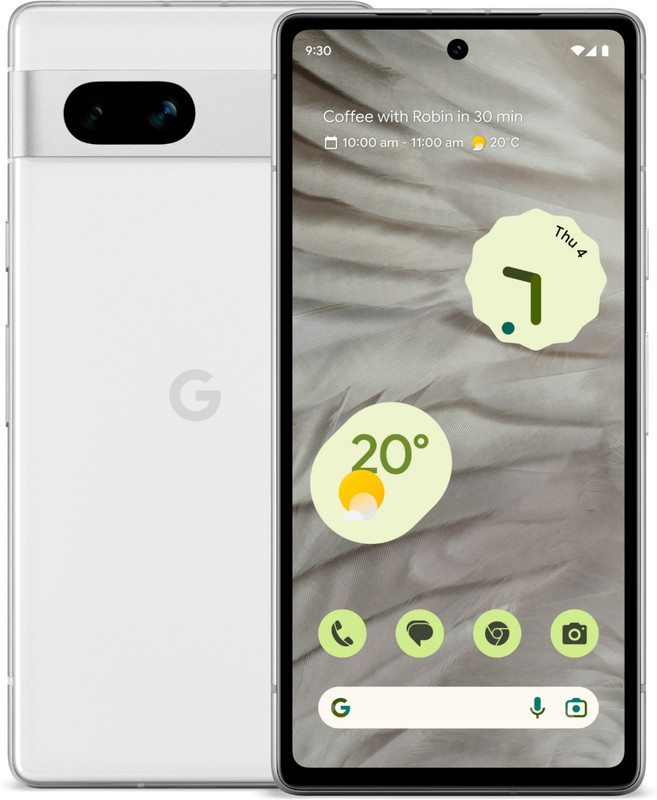 Google Pixel 7a (Snow, 128 GB)(8 GB RAM)